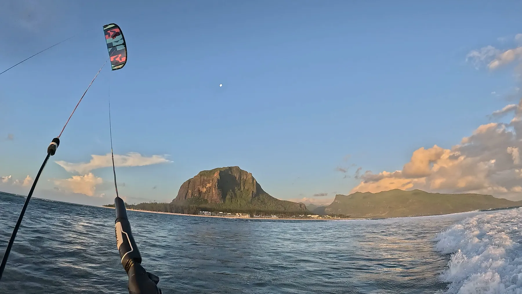 Kitesurf face au Morne